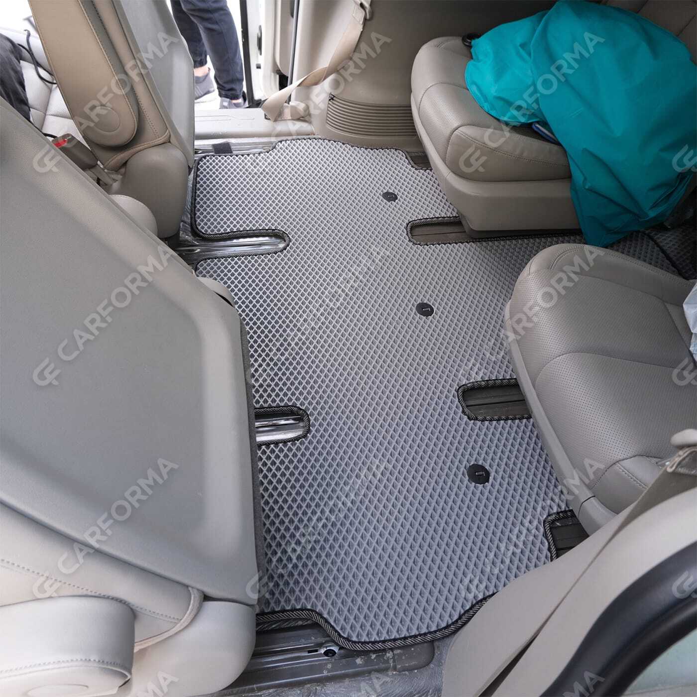 EVA коврики на KIA Carnival III 9 мест и 11 мест 2014&nbsp;-&nbsp;2021 в Кургане