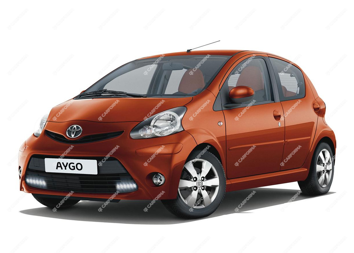 Ворсовые коврики на Toyota Aygo 2005 - 2014