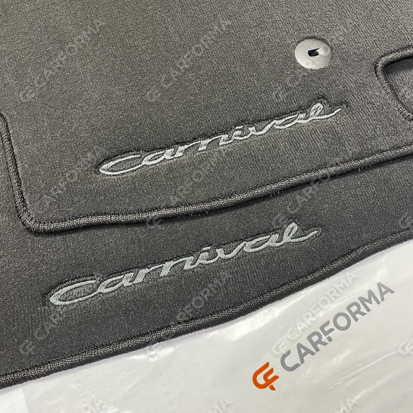 Коврики на KIA Carnival IV 7 мест с оттоманками 2020&nbsp;-&nbsp;2026 в Кургане