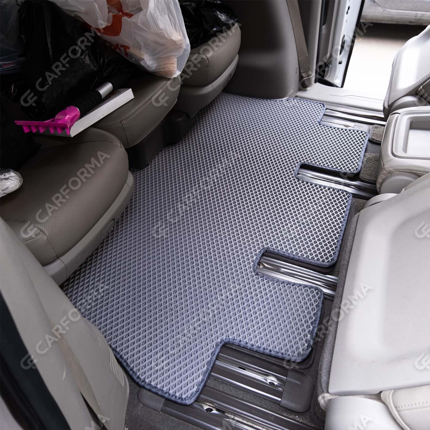 EVA коврики на KIA Carnival III 9 мест и 11 мест 2014&nbsp;-&nbsp;2021 в Кургане