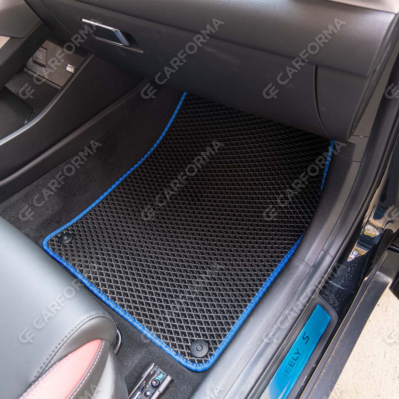 Ворсовые коврики на Geely Coolray рестайлинг 2023&nbsp;-&nbsp;2026 в Кургане
