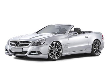 Ворсовые коврики на Mercedes SL (R230) 2001 - 2011 в Кургане