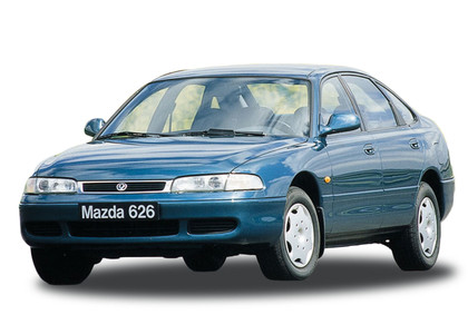 Ворсовые коврики на Mazda 626 1991 - 1997 в Кургане