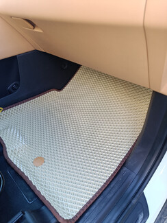 EVA коврики на KIA Carnival IV 7 мест с оттоманками 2020 - 2026 в Кургане EVA коврики на KIA Carnival IV 7 мест с оттоманками 2020 - 2026 в Кургане