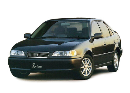 Ворсовые коврики на Toyota Sprinter (E11) 1995 - 2000 в Кургане