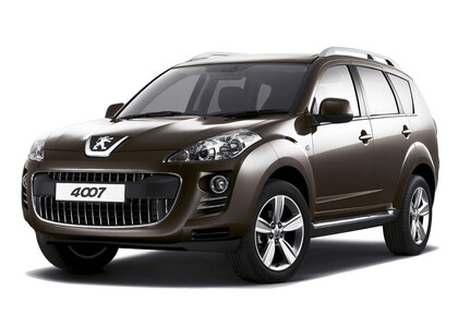 Ворсовые коврики на Peugeot 4007 2007 - 2012 в Кургане