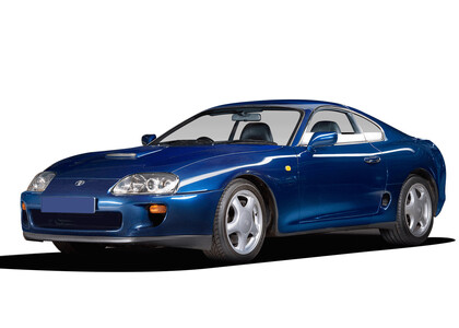 Ворсовые коврики на Toyota Supra (A80) 1993 - 2002 в Кургане