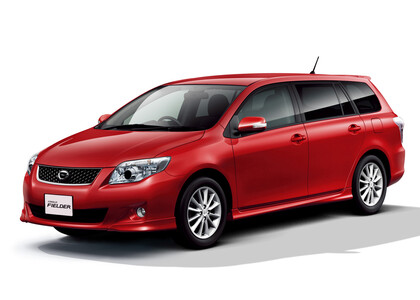 Ворсовые коврики на Toyota Corolla Fielder (E14) 2006 - 2012 в Кургане