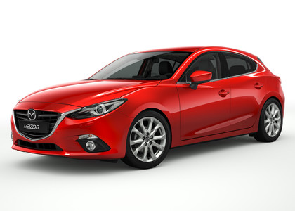 Ворсовые коврики на Mazda Axela III 2013 - 2019 в Кургане