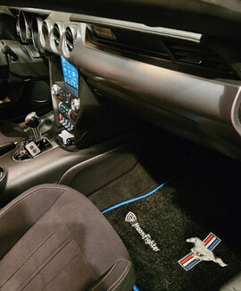Ворсовые коврики на Ford Mustang VI 2013&nbsp;-&nbsp;2023 в Кургане