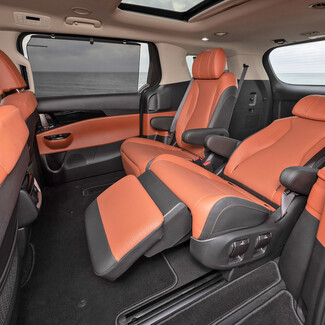 EVA коврики на KIA Carnival IV 7 мест с оттоманками 2020 - 2026 в Кургане EVA коврики на KIA Carnival IV 7 мест с оттоманками 2020 - 2026 в Кургане