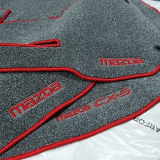 Ворсовые коврики на Mazda CX5 II 2016 - 2025 в Кургане