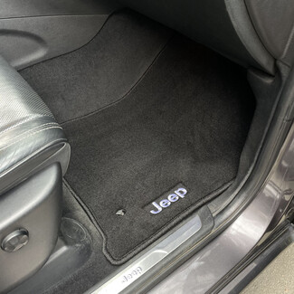 Ворсовые коврики на Jeep Grand Cherokee (WK2) 2010 - 2022 в Кургане Ворсовые коврики на Jeep Grand Cherokee (WK2) 2010 - 2022 в Кургане