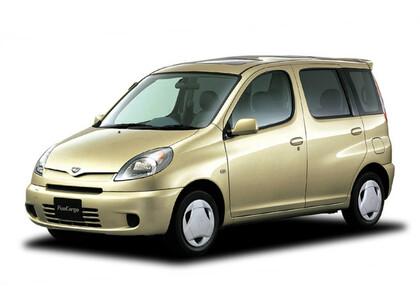 Ворсовые коврики на Toyota Funcargo 1999 - 2006 в Кургане