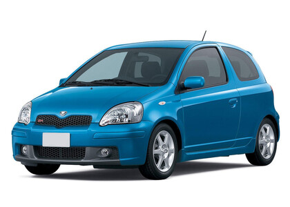 Ворсовые коврики на Toyota Vitz I 1998 - 2005 в Кургане