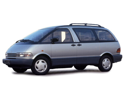 Ворсовые коврики на Toyota Previa (XR10, XR20) 1990 - 2000 в Кургане