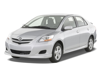 Ворсовые коврики на Toyota Belta 2005 - 2012 в Кургане