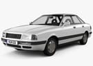 Ворсовые коврики на Audi 80 (B4) 1991 - 1995 в Кургане