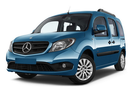 Ворсовые коврики на Mercedes Citan (W415) 2012 - 2020 в Кургане