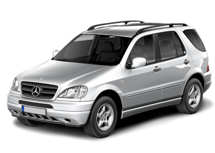 Ворсовые коврики на Mercedes ML (W163) 1997 - 2005 в Кургане