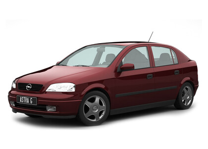 Ворсовые коврики на Opel Astra G 1998 - 2004 в Кургане
